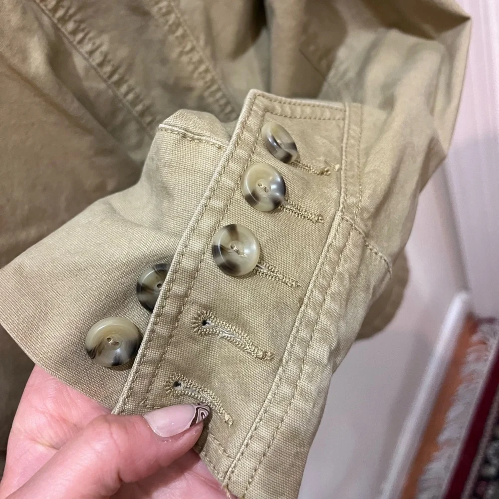 CAbi Khaki Button-Up Jacket - Picture 4 of 5